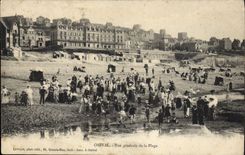 CPA Onival Vue generale de la Plage