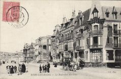 CPA Mers les Bains Le Boulevard Maritime