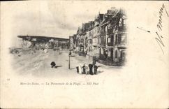 CPA Mers les Bains La Promenade de la Plage