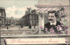 CPA Amiens je vous envoie ce Souvenir