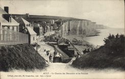 CPA Ault Le Chemin des Douniers et les Falaises