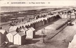 CPA Cayeux sur Mer La Plage vue du Casino