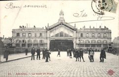 CPA Amiens La Gare du Nord