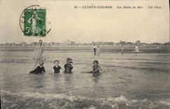 CPA Cayeux sur Mer Les Bains de Mer