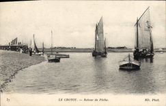 CPA Le Crotoy Retour de Peche