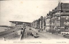 CPA Mers les Bains La Promenade de la Plage