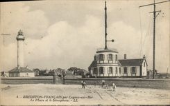 CPA Brighton Cayeux sur Mer Le Phare et le Semaphore