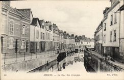 CPA Amiens La Rue des Granges