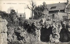 CPA Albert (Somme) Les Grottes