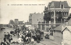 CPA Cayeux sur Mer Chemin des Planches Cote Nord