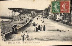 CPA Mers les Bains La Promenade de la Plage
