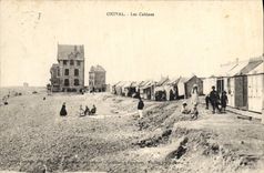 CPA Onival Les Cabines