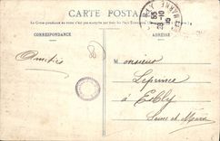 CPA Amiens Caserne Griheauval Train des Equipages