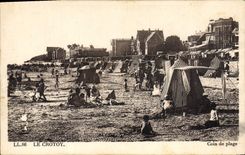 CPA Le Crotoy Coin de plage