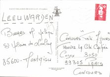 CPSM St Hilaire de Loulay chateaux de la Preuille de la Lande mairie