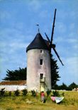 CPA Ile de Noirmoutier Un Vieux moulin de la Gueriniere 