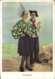 CPA Vendee Costume de Sablaise marin des sables d'olonne