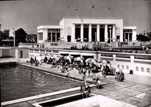 CPSM Les Sables D'Olonne Vendee Le Casino au premier plan La Piscine 