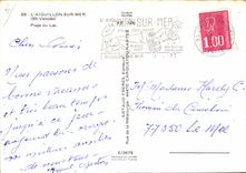 CPSM L'Aiguillon sur Mer Vendee Plage du Lac 