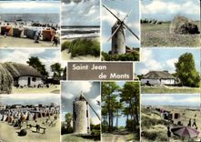 CPSM St Jean de Monts Vendee multivues