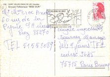 CPSM St Gilles Croix de Vie Vendee Groupe Folklorique Bise Dur