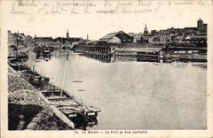 CPA Le Mans Le Pont et Vue partielle 