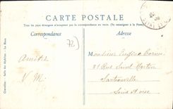 CPA Le Mans Caserne Chanzy 117 de ligne
