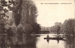 CPA Chahaignes Sarthe Les Bords du Loir 