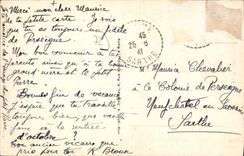 CPA Chahaignes Sarthe Les Bords du Loir 