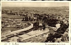 CPA Le Mans Vue panoramique sur la Sarthe 