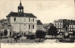 CPA Le Mans Place de la Republique 