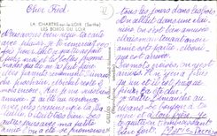 CPA La Chartre sur le Loir Sarthe Les Bords du Loir