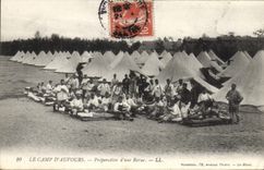 CPA Le Camp d'Auvours Preparation d'une Revue 