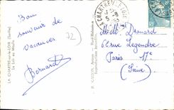 CPA La Chartre sur le Loir Sarthe Le Loir au Moulin
