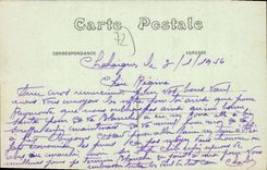 CPA La Chartre sur le Loir Vue Partielle