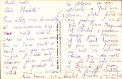 CPA Costumes Sarthois j'aimerais mieux la poule