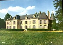CPSM La Chapelle St Remy Sarthe Chateau de Courvalain 