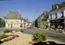 CPSM Jupilles Sarthe Place Ricordeau 
