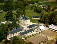 CPSM Cerans Foulletourte Sarthe Bel Air vue aerienne 