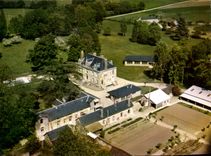 CPSM Cerans Foulletourte Sarthe Bel Air vue aerienne 