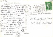 CPSM La Chartre sur le Loir Sarthe Vue generale