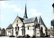 CPSM Aubigne Racan Sarthe l'Eglise 