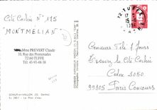 CPSM Semur en Vallon Sarthe Le Plan d'eau