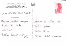 CPSM Neuville sur Sarthe pres le Mans Camping du Vieux Moulin