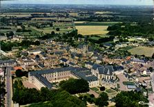 CPSM Precigne Sarthe Vue generale aerienne 
