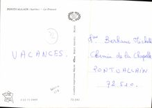 CPSM Pontvallain Sarthe Le Prieure 