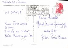 CPSM Thoire sur Dinan Sarthe L'Eglise