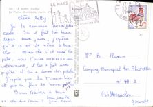 CPSM Le Mans Sarthe la piscine Municipale Bassin d'hiver 