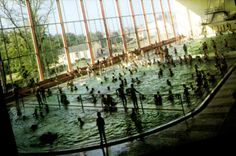 CPSM Le Mans Sarthe la piscine Municipale Bassin d'hiver 