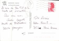 CPSM Mansigne Sarthe la Piscine Municipale 
